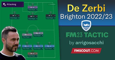 De Zerbi's Brighton FM23 Tactics / De Zerbi Ball 2022/23 | FM Scout