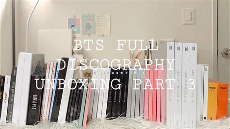 Part 3 [ BTS ALBUM UNBOXING ] 방탄소년단 BTS Full Discography ( All Albums ...