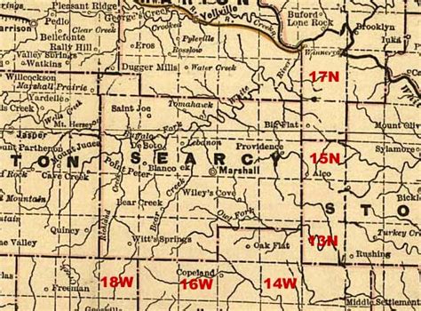 Searcy County, Arkansas: Maps and Gazetteers