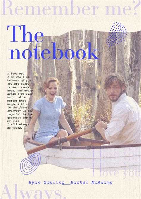 The Notebook poster on Behance