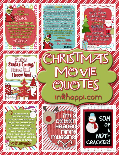 Christmas Movie Quotes! {free printables} - inkhappi