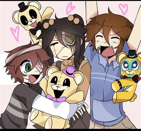 Gregory, Evan and Cassidy | Anime fnaf, Fnaf characters, Fnaf funny