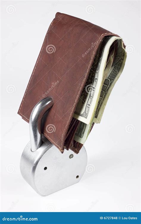 Wallet And Lock Royalty Free Stock Photos - Image: 6727848