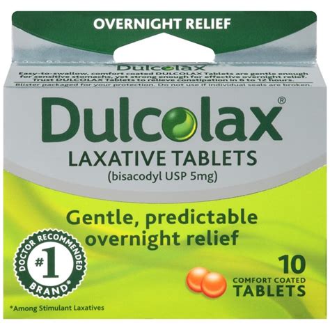 Dulcolax Stimulant Laxative (10 ct) from Food Lion - Instacart