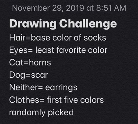 OC drawing challenge | Drawing challenge, Drawing ideas list, Oc drawings