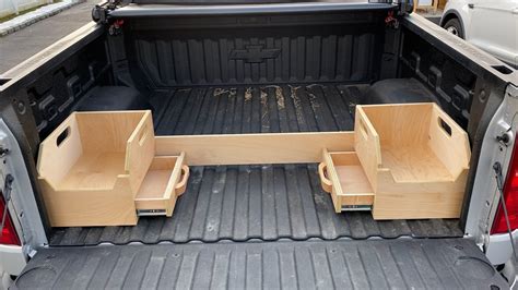 Truck Bed Storage System Plans/ Pickup Truck Cargo Holder - Etsy