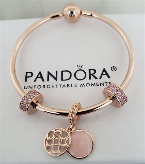 Authentic Pandora Rose Bangle SET on Mercari | Pandora jewelry charms ...