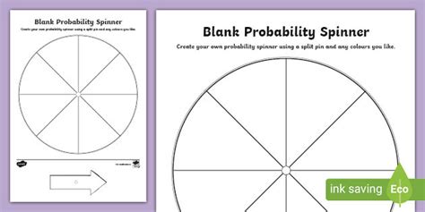 Blank Probability Spinner (Teacher-Made)