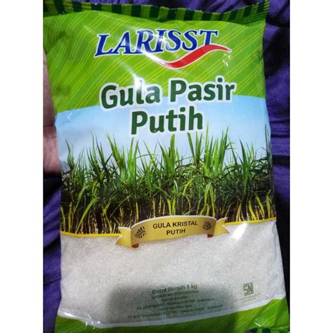 Jual GULA PASIR PUTIH LARISST 1KG | Shopee Indonesia