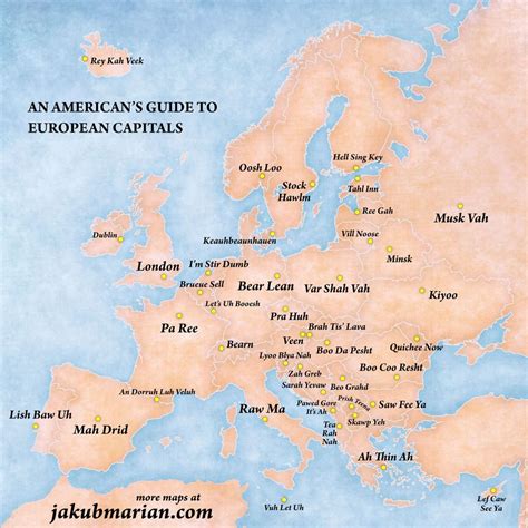 An American's pronunciation guide to European capitals : r/europe