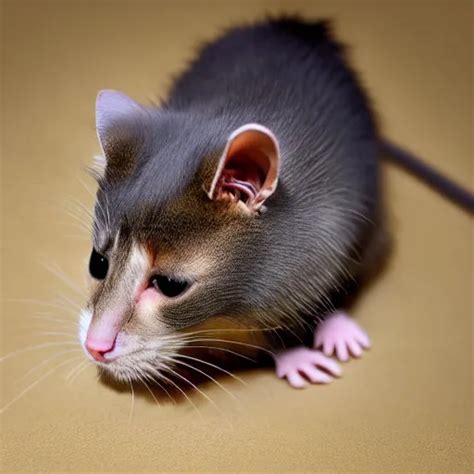 an feline rat - cat - hybrid, animal photography | Stable Diffusion