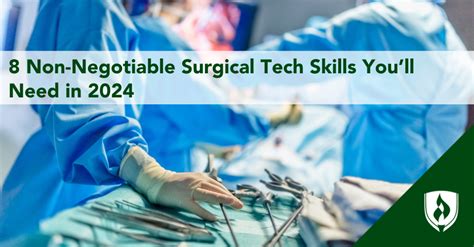 8 Non-Negotiable Surgical Tech Skills You’ll Need in 2024 | Rasmussen ...