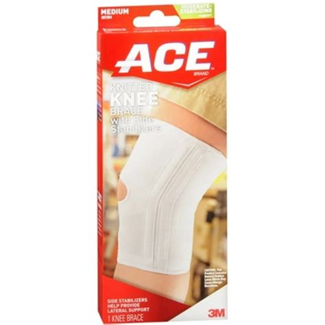 ACE Knee Brace With Side Stabilizers Medium 1 Each (Pack of 2 ...