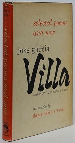 Selected Poems and New by Villa, Jose Garcia: Very Good+ Hardcover ...