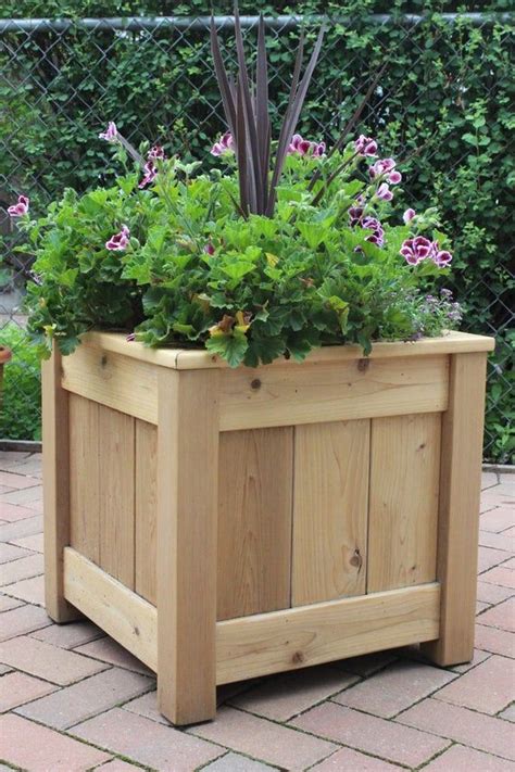 Cedar Planter - Etsy | Outdoor planter boxes, Cedar planters, Diy ...