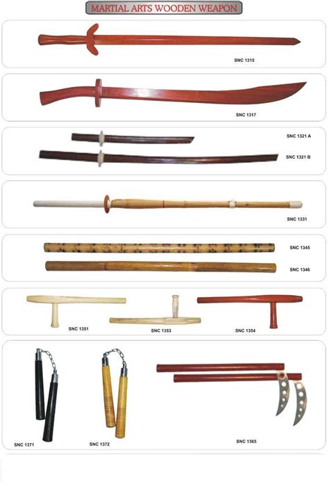 Buy Martial Arts Wooden Weapons from Naqqash Sports, Sialkot, Pakistan ...