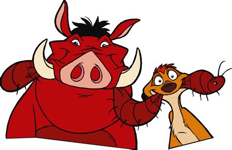 The Lion King Clipart Grub Timon And Pumbaa Png Transparent Cartoon ...