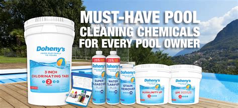 Must-Have Pool Cleaning Chemicals For Every Pool Owner - Pool Supplies ...