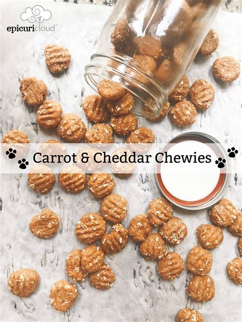 Carrot and Cheddar Chewies (Homemade Dog Treats) | Recipe Cart