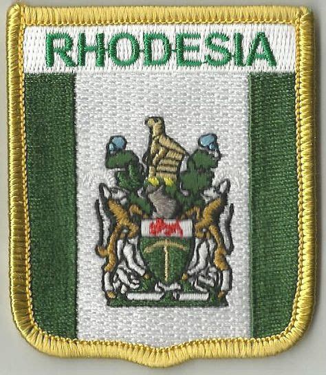 Rhodesia old rhodesian flag embroidered patch badge | Proud to be a ...