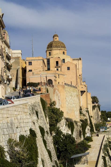 The Cathedral of Cagliari - Sardinia Stock Image - Image of santa ...