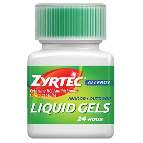 Zyrtec Allergy Liquid Gels | Allergy Relief