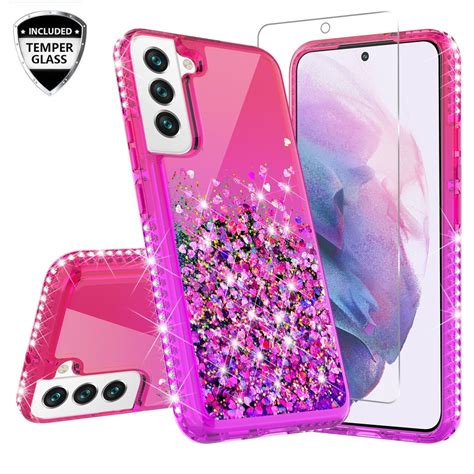 Samsung Galaxy S22 Plus Case Liquid Quicksand Glitter Cute Phone Case ...