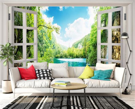 3D Landscape 1480 Wall Murals | AJ Wallpaper