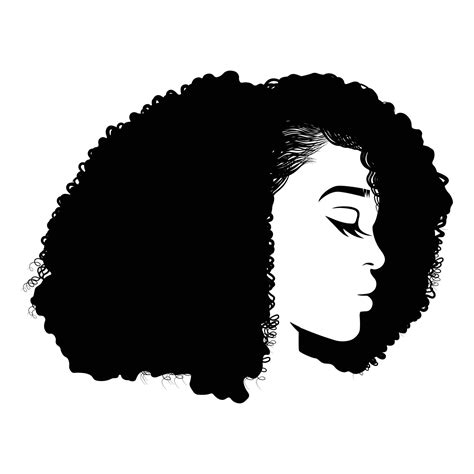 Afro hair beauty logo 7243101 Vector Art at Vecteezy