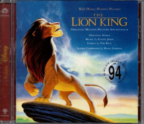 The Lion King (Original Motion Picture Soundtrack) (1999, CD) | Discogs