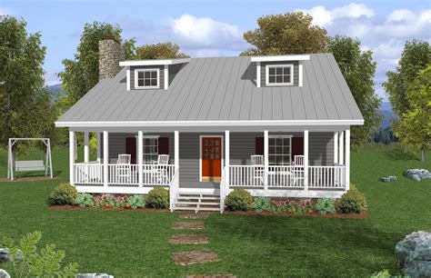 Cottage House Plan with 3 Bedrooms and 2.5 Baths - Plan 6619