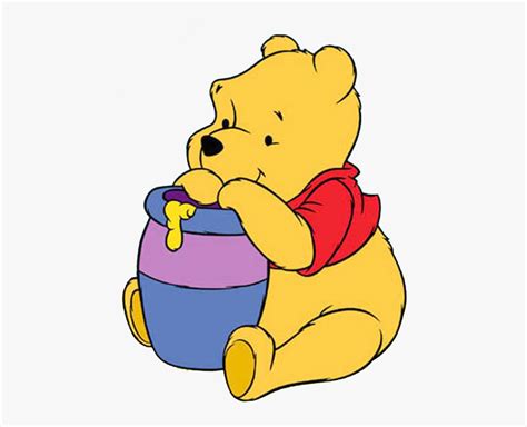 Winnie Pooh Png - Cartoon Winnie The Pooh Honey Pot, Transparent Png ...