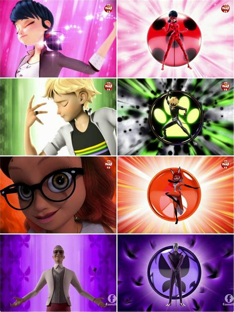 #MiraculousLadybug transformation Comics Ladybug, Ladybug E Catnoir ...