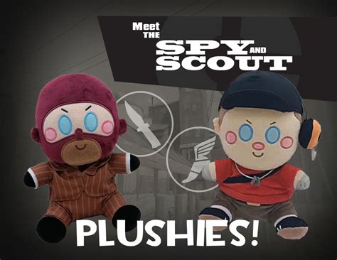 Team Fortress 2 Spy and Scout Plushie Bundle - Etsy