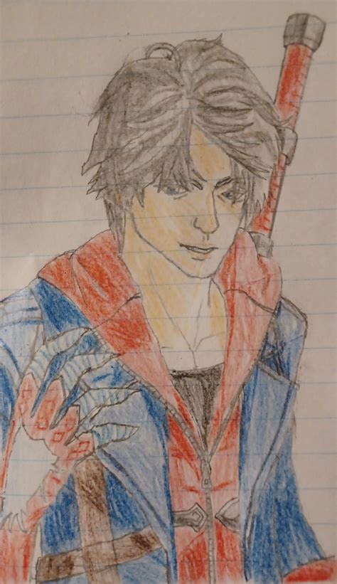 I drew an image of Nero from DMC4 I saw on Google and I think I did a ...