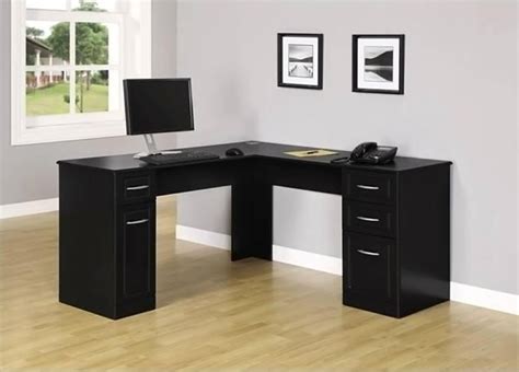 99+ Black L Shaped Computer Desk - Large Home Office Furniture Check ...