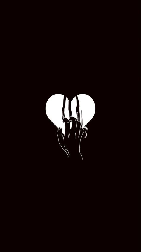 🔥 [20+] Broken Heart Black and White Wallpapers | WallpaperSafari