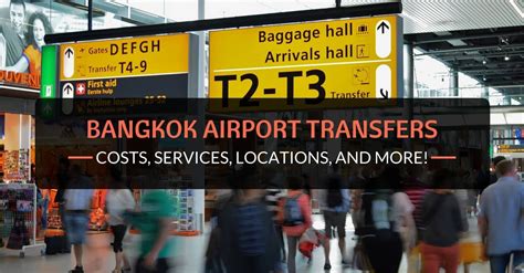 Bangkok Airport Transfers: Costs, Services, Locations, and More!