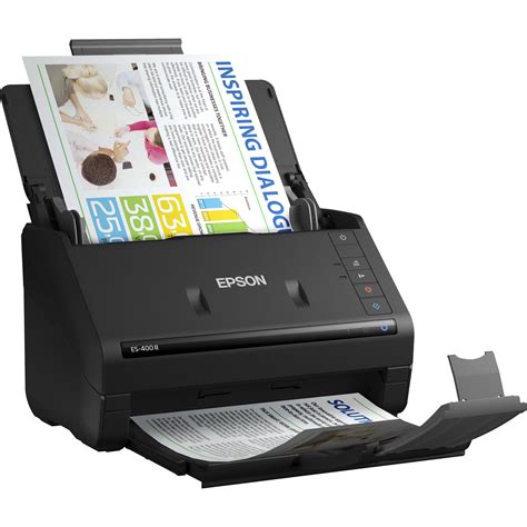 Epson ES-400 II Duplex Desktop Document Scanner B11B261201 B&H