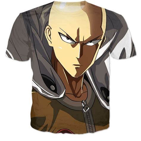 One-Punch Man Manga Saitama Casual Fashion Full Print 3D T-Shirt | One ...