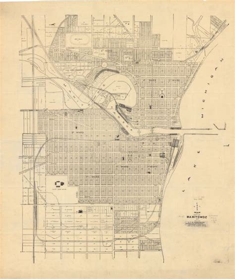 Map of the City of Manitowoc, Wis. | Map or Atlas | Wisconsin ...