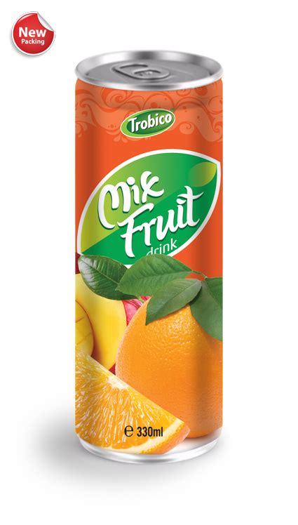 Mix fruit juice 330ml - TROBICO | OEM Beverage Manufacturers