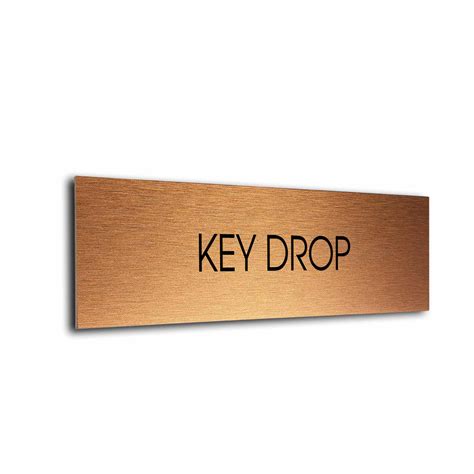 Key Drop Door Sign. Clearly label every room in your facility with our ...