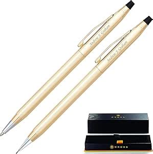 Amazon.com : Personalized Cross Pen Set | Cross Classic Century 10 ...