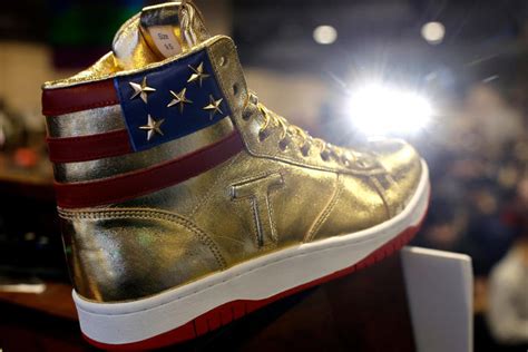 Trump Gold Sneakers 2024 - Taryn Stormy