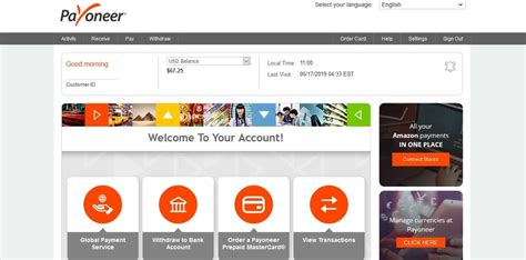 Payoneer Account