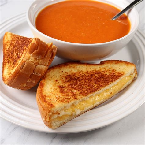 Classic Grilled Cheese and Tomato Soup | Step by Step Recipe