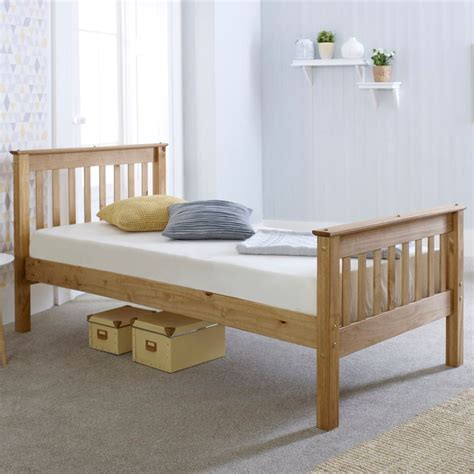 Somerset Waxed Pine Wooden Bed Frame - 4ft Small Double