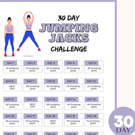 30 Day Jumping Jack Challenge