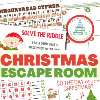 Christmas Escape Room | Holiday Party Game | Brain Teasers | Logic Puzzles